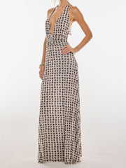 Camoni Polka Dot Diary Maxi Dress Newgew Dresses
