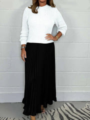 Pleated Panel Dress Newgew Dresses