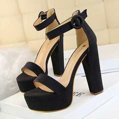 A Little Boost PVC Block Platform Heels Newgew