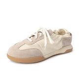 Women Patchwork Leather Comfort Soft Casual Shoes Newgew Shoes