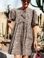 Freya Dress Leopard Newgew Dresses