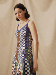 Algodonian Geometry Midi Dress Newgew Dresses