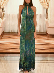 Monet maxi Dress - Irises Newgew Dresses