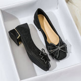 Women Fashion Bowknot Casual Dress Pumps Newgew Shoes