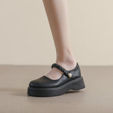 Women Minimalist Soft Leather Mary Jane Shoes Newgew Shoes