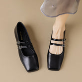 Women Minimalist Solid Soft Flat Casual Shoes Newgew Shoes