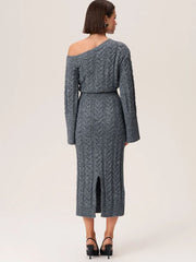 Arona Knitted Midi Dress Newgew Dresses