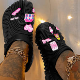 Casual Living Patchwork Round Comfortable Shoes NewGew