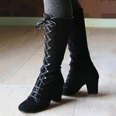 Women Autumn/Winter Elegant Retro Chunky Heel Boots NewGew