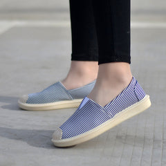 Style Breathable Slip-on Flat Soft Canvas Shoes Newgew