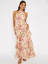 Halterneck Maxi Dress - Provence Bloom Newgew Dresses