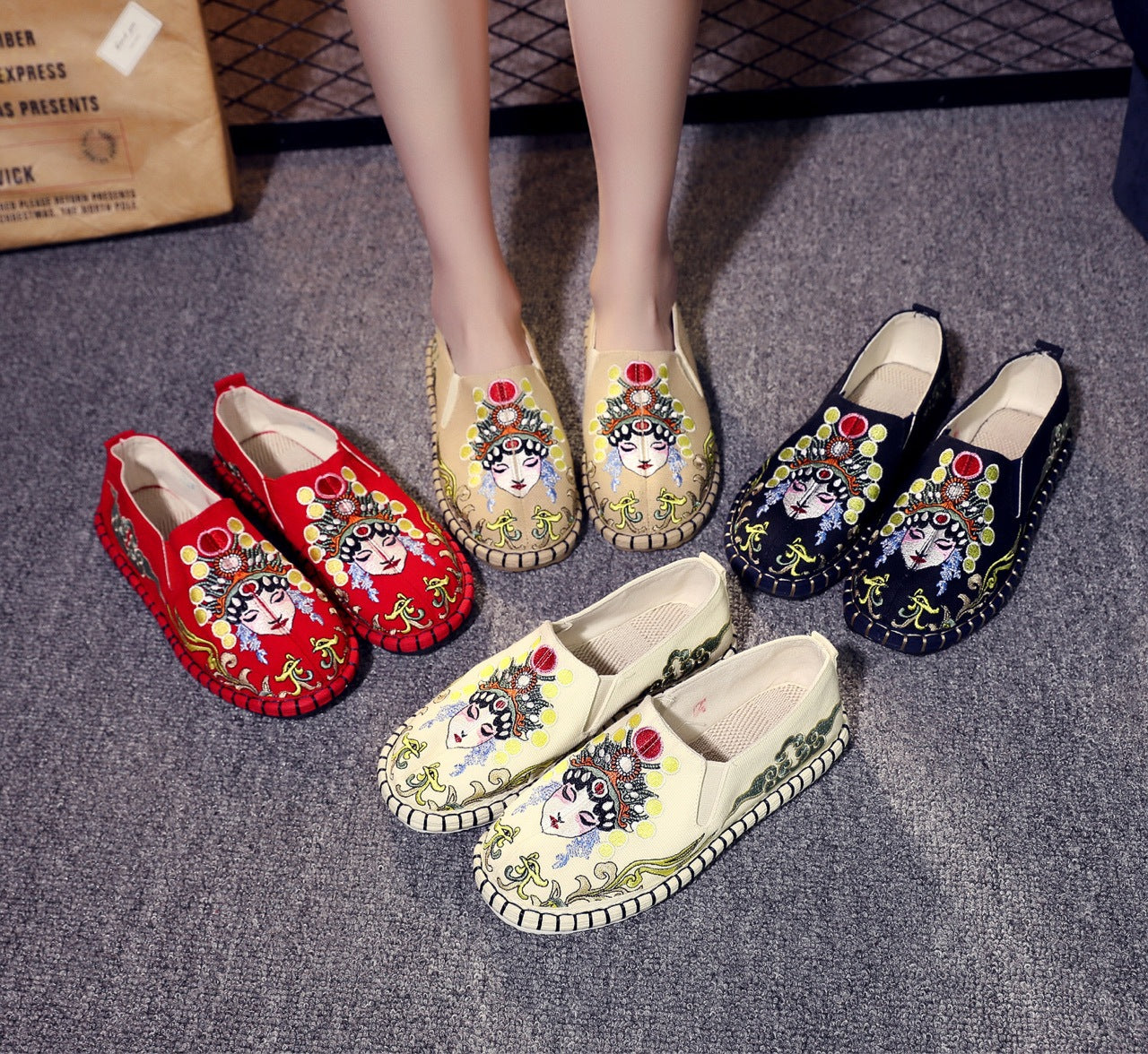 Women's & Men's Cotton Linen Strong Cloth Soles Leisure Small Canvas Shoes Newgew