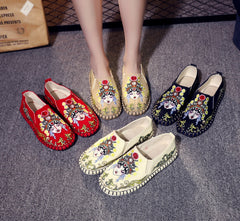 Women's & Men's Cotton Linen Strong Cloth Soles Leisure Small Canvas Shoes Newgew