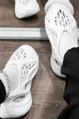 Solid Anti-skid Hollow-out Flat Shoes NewGew