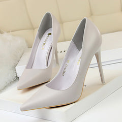 High Heel Matte Point Elegant Sweet Beauty Shoes NewGew