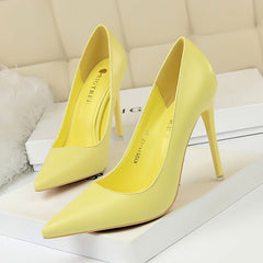 High Heel Matte Point Elegant Sweet Beauty Shoes NewGew