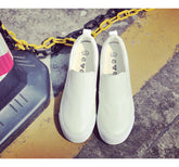 Women's Platform Height Increasing Insole Female Slip-on Canvas Shoes Newgew