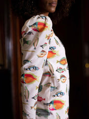 Fish Print Mini Dress Newgew Dresses