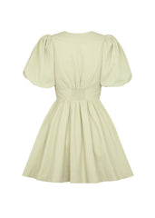 Bow Cutout Lace-Up Mini Dress Newgew Dresses