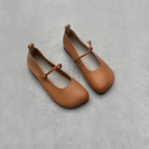 Handmade Leather Ballet Flat Shoes Newgew Shoes