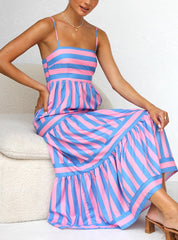 Laina Dress PINK/BLUE Newgew Dresses