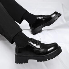 Lace-up Chunky Sole Derby Shoes Newgew