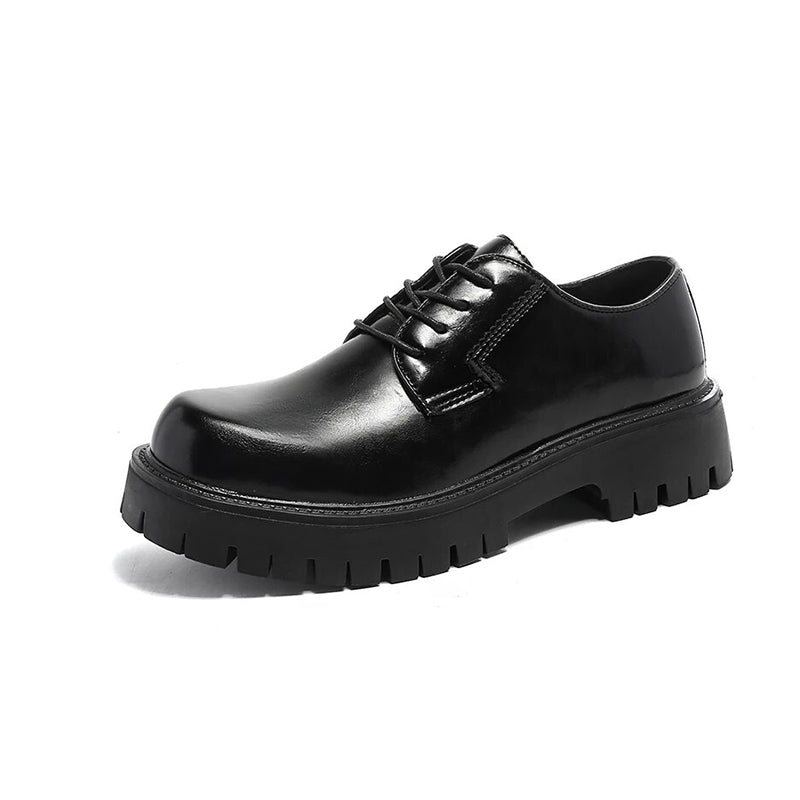 Lace-up Chunky Sole Derby Shoes Newgew