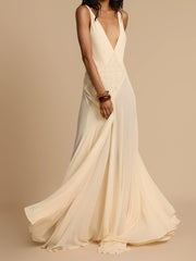 Lavinia Plunging V Maxi Dress Newgew Dresses