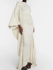 Lilgiuy Tight Sleeved Maxi Dress Newgew Dresses