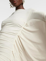 Lilgiuy Tight Sleeved Maxi Dress Newgew Dresses