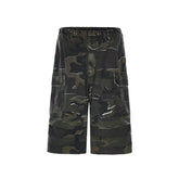 MADE EXTREME Long Length Camo Cargo Shorts Newgew