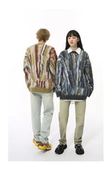 Multi-Colour Abstract Sweater Newgew