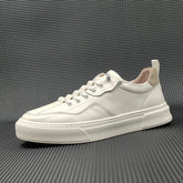 Men Minimalist Fashion Leather Flat Casual Shoes Newgew Shoes