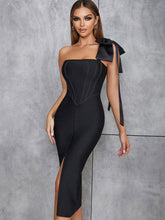 One Shoulder Cut Out Slit Dress Newgew Dresses