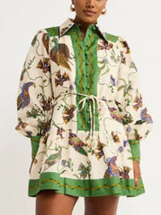 Belted Floral Dress Newgew Dresses