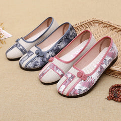 Women's Summer Old Cloth Soft Canvas Shoes Newgew