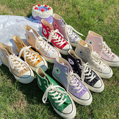 Women's Candy Korean Style Street Canvas Shoes Newgew