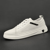 Men Fashion Breathable Hollow Leather Flat Casual Shoes Newgew Shoes