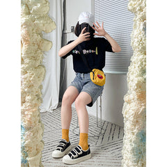 Velcro Biscuit Shape Korean Style Lazy Canvas Shoes Newgew