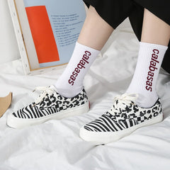 Unique Stitching Vintage Street Snap Canvas Shoes Newgew