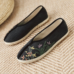 Women's Ancient Costume Dance Elegant Improved Old Women's Shoes Newgew