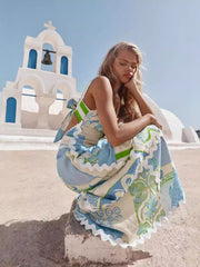 Linen Backless Maxi Dress Newgew Dresses