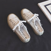 Classy Women's Thin Semi Canvas Shoes Newgew