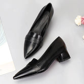 PU Leather Shoes Ballet Flats Pointed Toe Shallow Mouth Slip-on Loafer NewGew