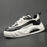 Men Retro Casual Patchwork Leather Dad Shoes Newgew Shoes