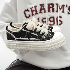 Women's Design Platform Trendy Board Fashionable Canvas Shoes Newgew