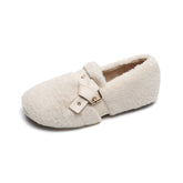 Women Soft Flat Home Casual Fur Shoes Newgew Shoes
