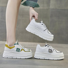 Women's Korean Style White Spring Joker Board Canvas Shoes Newgew
