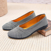 Women's Sole Ceremonial Polyurethane Old Cloth Low-cut Canvas Shoes Newgew