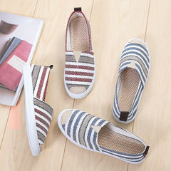 Women's Cloth Thomas Korean Style Slip-on Canvas Shoes Newgew